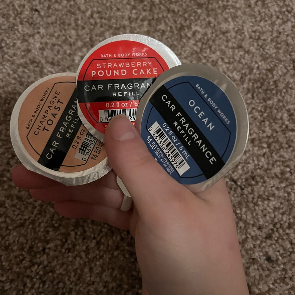 Bath and Body works car air Freshaners